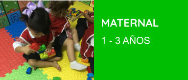 MATERNAL 1 - 3 AÑOS